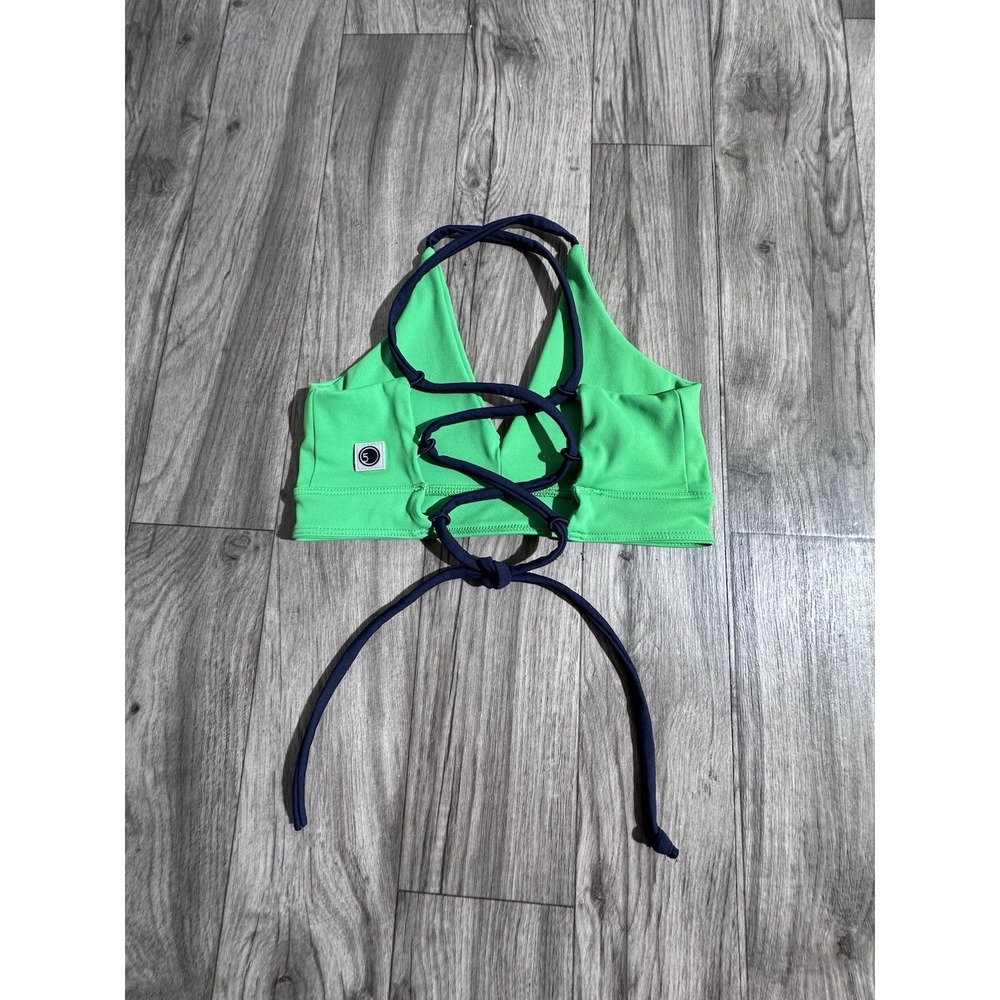 Set de Danza Five Dancewear - Top con Amarre y Shorts - Verde Neón/ (Size XS) - Picture 4 of 10